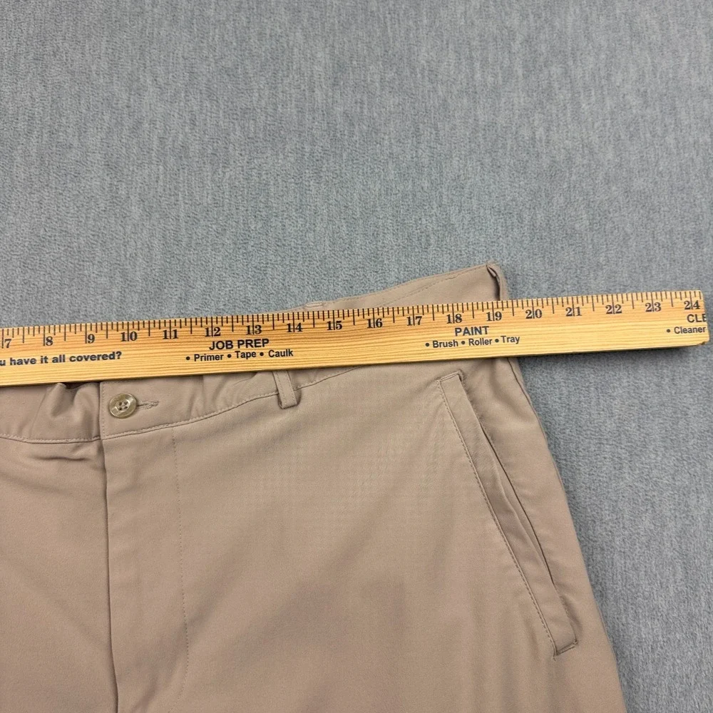 Nike Pants Mens 38 Brown Khaki Chino‎ Coach Training Performance Lightweight